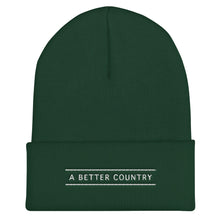 Load image into Gallery viewer, A Better Country Unisex Cuffed Beanie