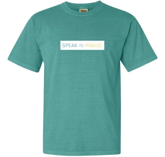Speak In Praise Unisex Comfort Colors Tee