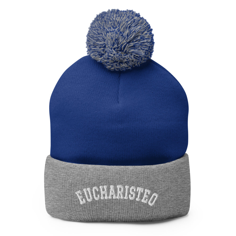 Eucharisteo Unisex Pom-Pom Beanie