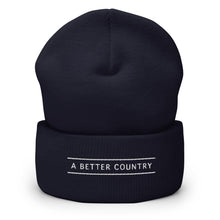 Load image into Gallery viewer, A Better Country Unisex Cuffed Beanie
