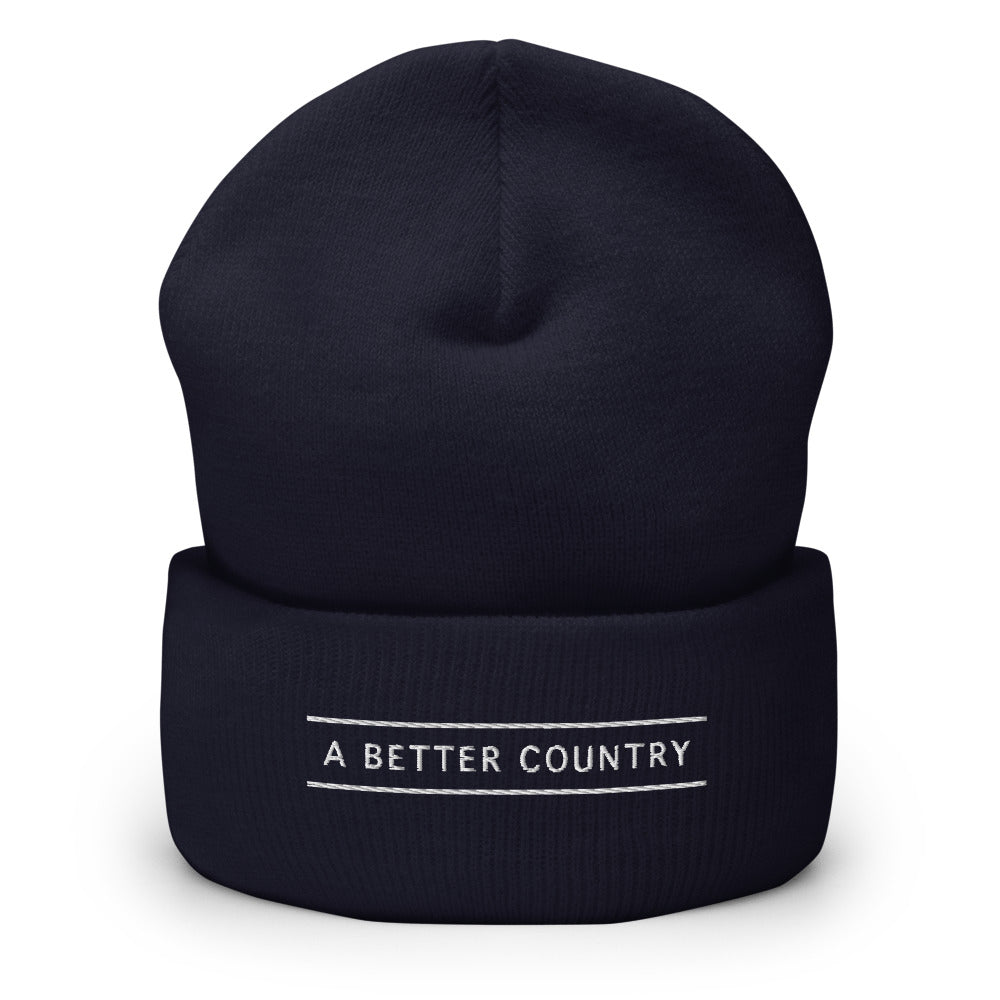 A Better Country Unisex Cuffed Beanie