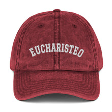 Load image into Gallery viewer, Eucharisteo Unisex Vintage Cotton Twill Hat
