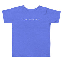 Load image into Gallery viewer, Let The Nations Be Glad Unisex Toddler Tee
