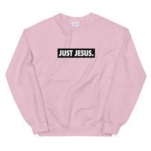 Load image into Gallery viewer, Just Jesus Unisex Crewneck Sweatshirt
