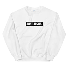 Load image into Gallery viewer, Just Jesus Unisex Crewneck Sweatshirt
